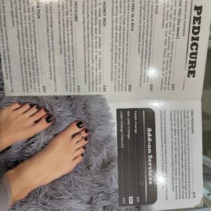 Black nail polish