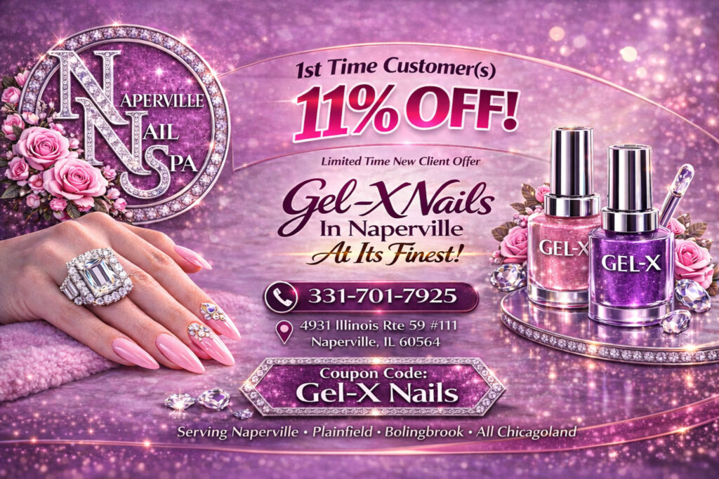 Luxurious Gel-X Nails At Naperville Nail Spa